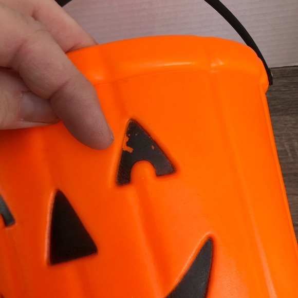 Vtg Blow Mold Halloween Bucket - Picture 12 of 12
